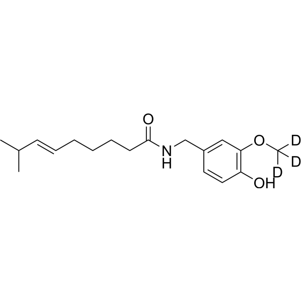 (E/Z)-Capsaicin-d3 (capsaicin d3) 1185237-43-7